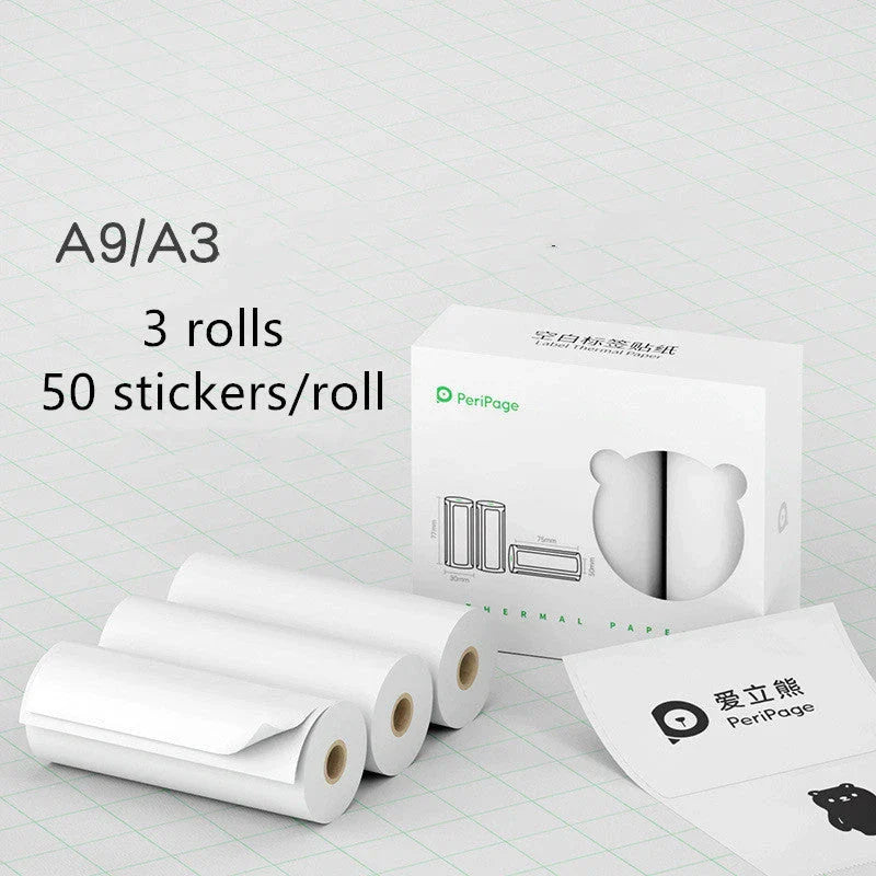Compact Bluetooth thermal printer for instant photo printing, with wireless connectivity and customizable templates