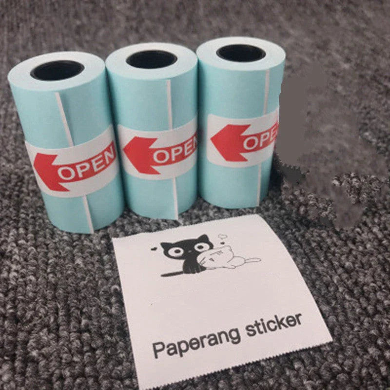 Compact Bluetooth thermal printer for instant photo printing, with wireless connectivity and customizable templates