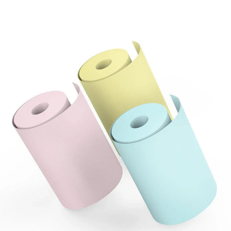 Compact Bluetooth thermal printer for instant photo printing, with wireless connectivity and customizable templates