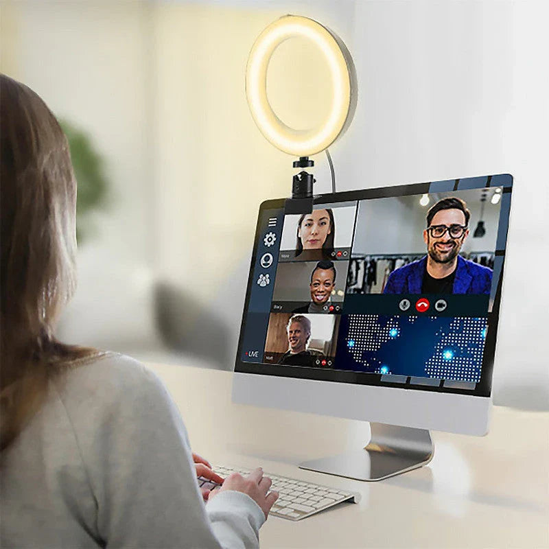 Homeenjoy UK Compact Clip-On Studio Lighting for Video Conferencing