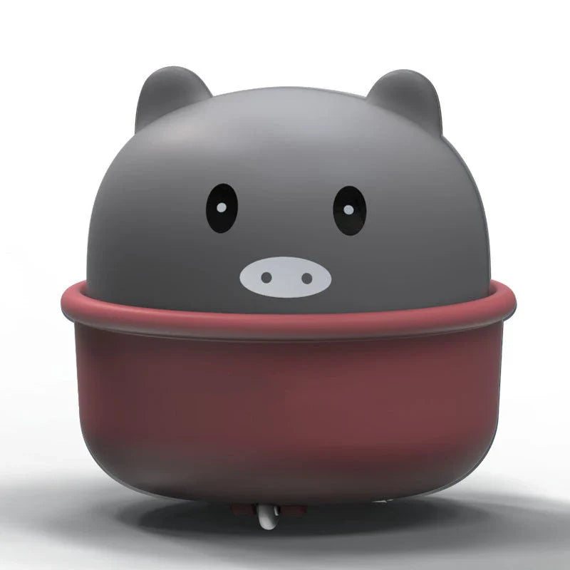 Charming wind-up animal toy cars in various colors for toddlers and young children