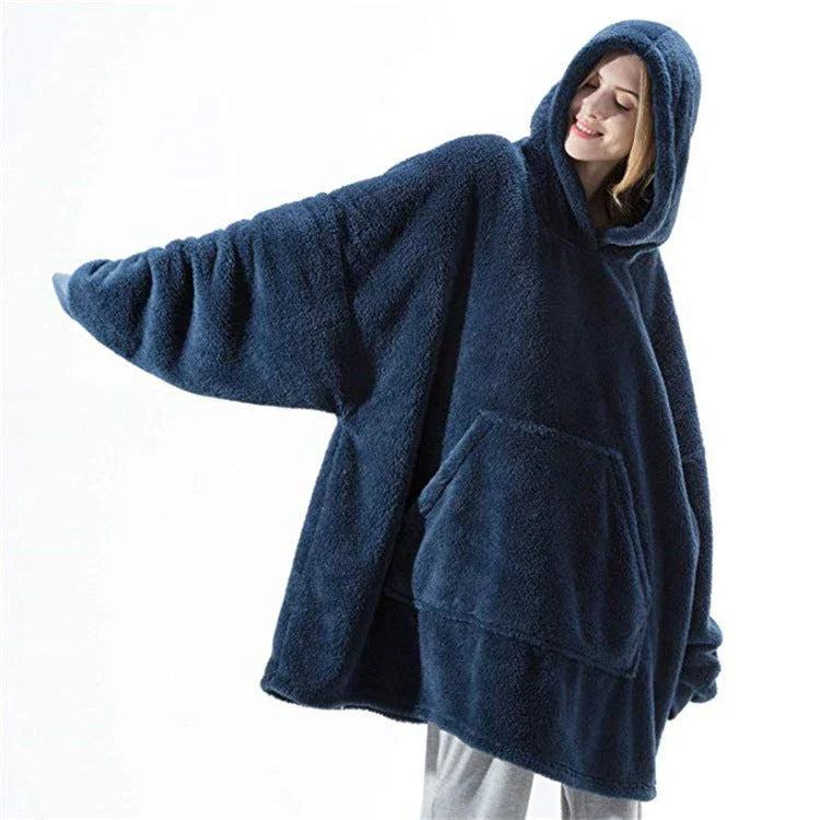 Cozy and comfortable hooded sweatshirt with spacious front pocket, available in a variety of classic colors