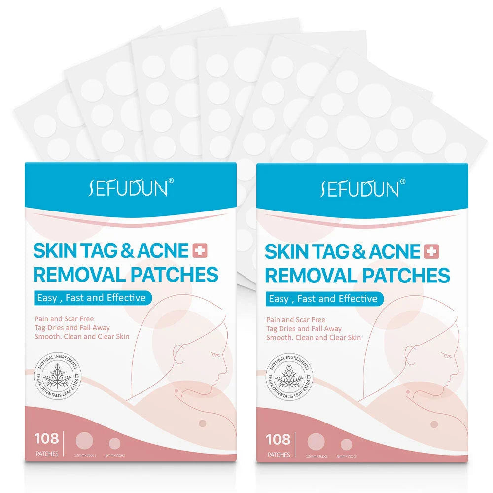 Skin Tag Remover Patches - Effectively remove skin tags without pain or scarring for flawless, radiant skin