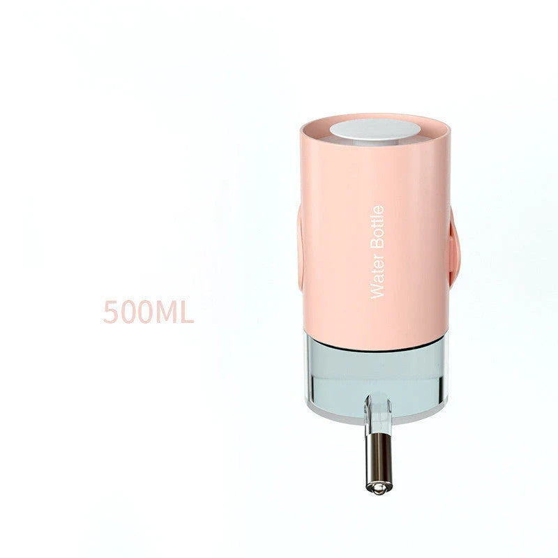 Premium hanging pet water dispenser with adjustable height and 360-degree rotatable top to provide a customized hydration solution for your furry friends