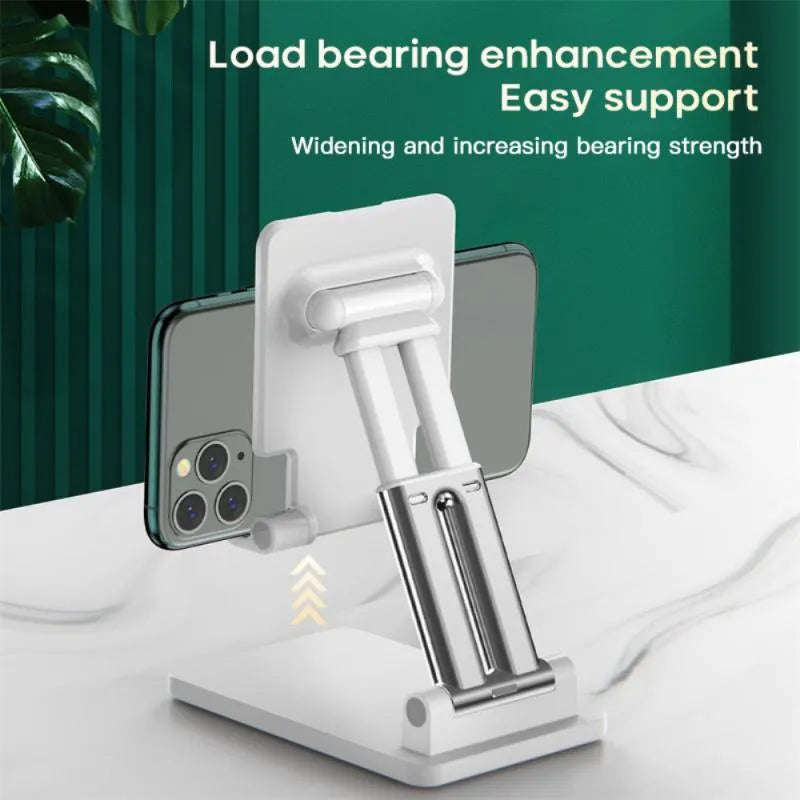 Universal adjustable lazy bracket for phablet phones and tablets in black or white