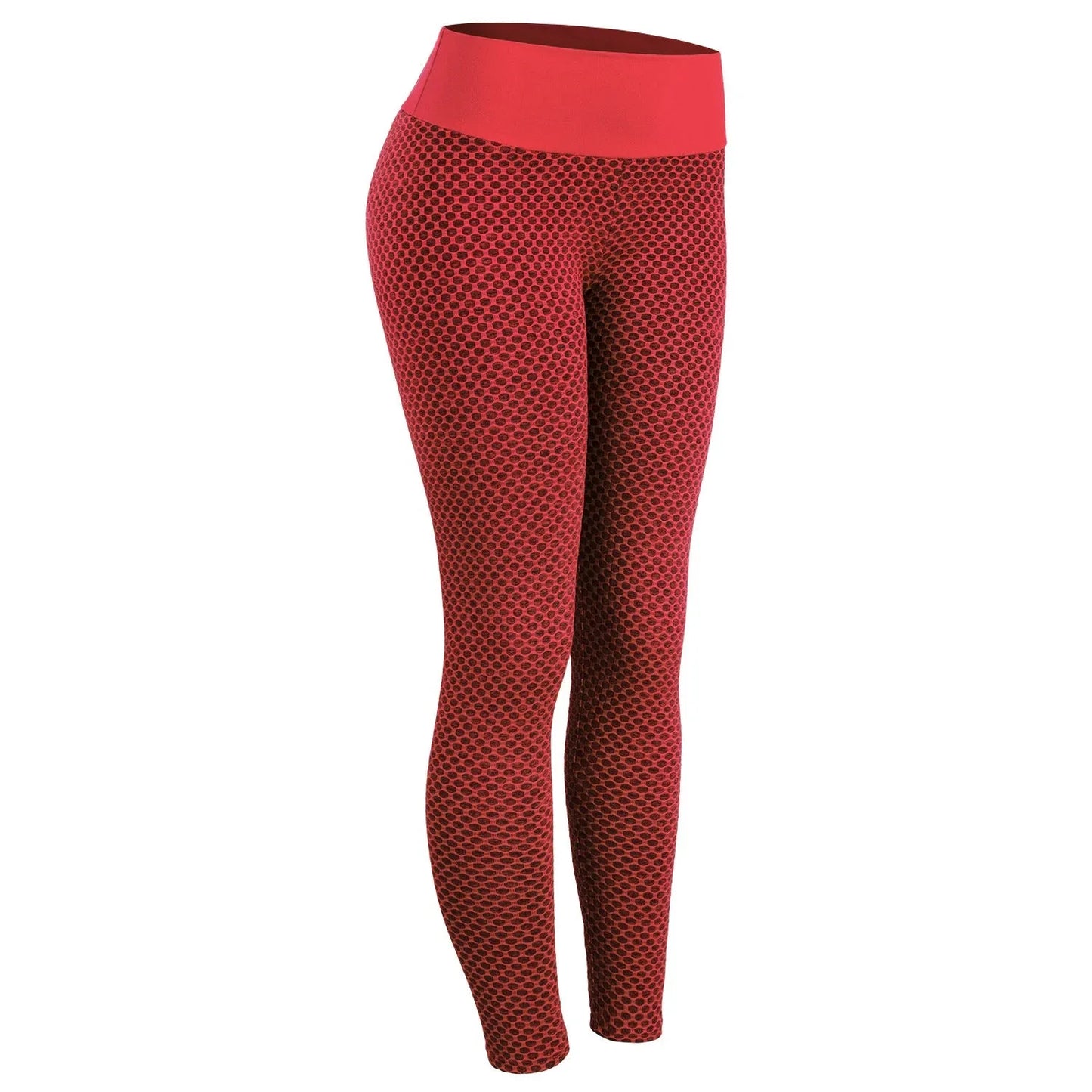 Premium high-waist seamless plaid leggings for women's yoga, fitness, and athleisure wear