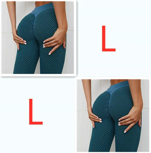 Premium high-waist seamless plaid leggings for women's yoga, fitness, and athleisure wear