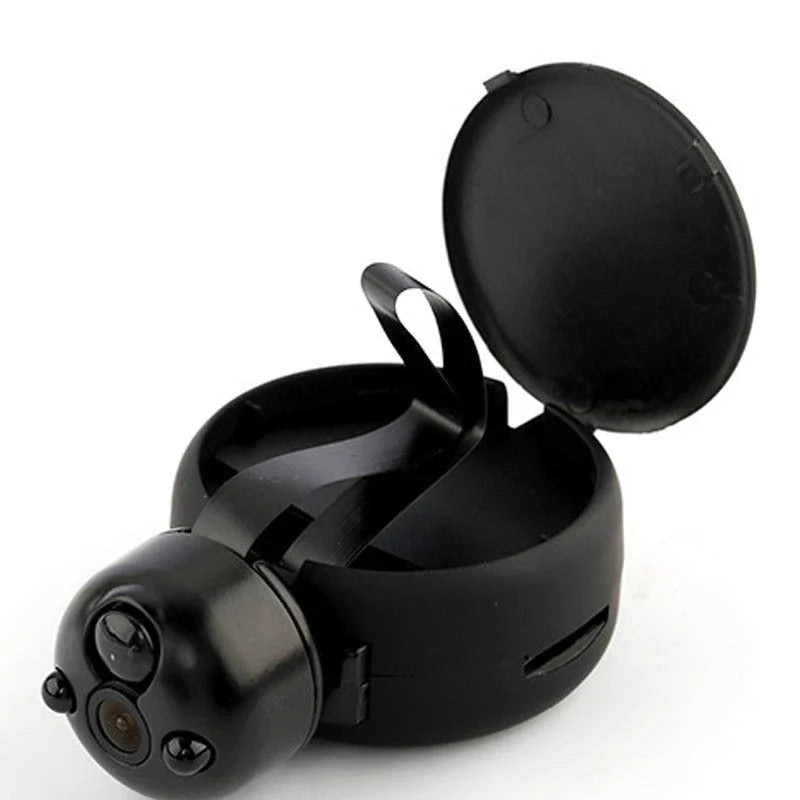 Compact and discreet home surveillance camera with motion detection and night vision capabilities