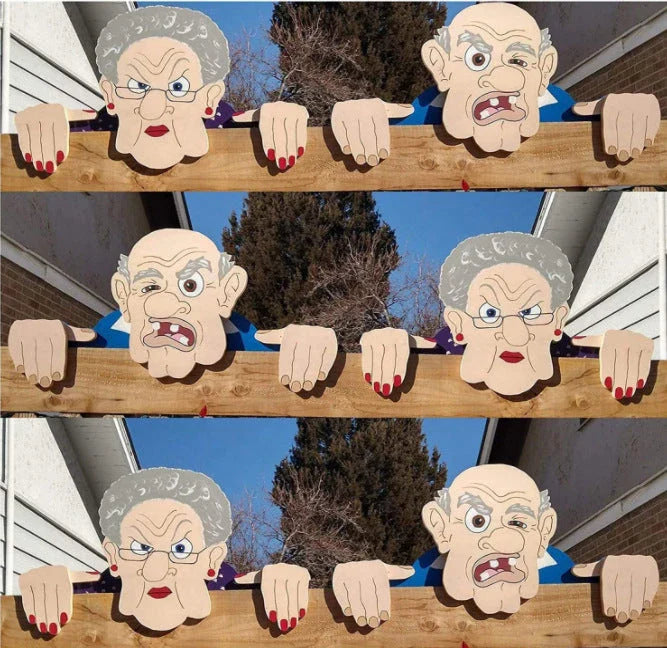 Homeenjoy UK Delightful Garden Décor: Quirky Fence Adornments