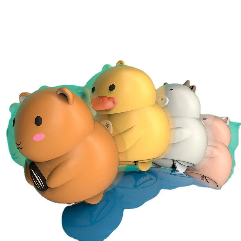 Playful electric walking animal toys with magnetic features, swinging and rotating motions to captivate children