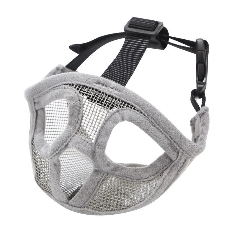 Hoopet Breathable Dog Muzzle for French Bulldogs and Flat-Faced Breeds in Adjustable Sizes and Styles