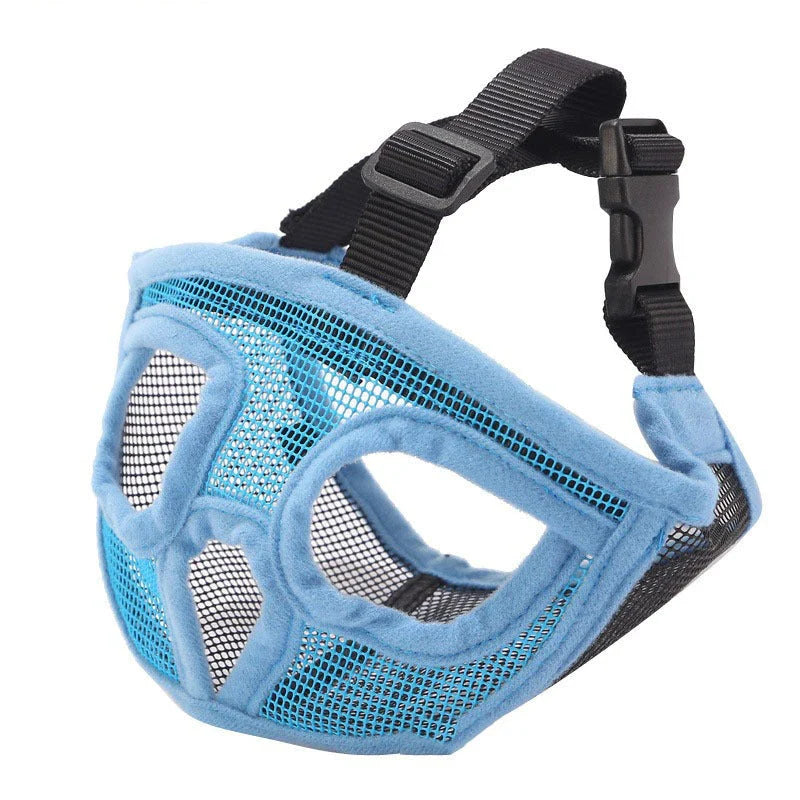 Hoopet Breathable Dog Muzzle for French Bulldogs and Flat-Faced Breeds in Adjustable Sizes and Styles