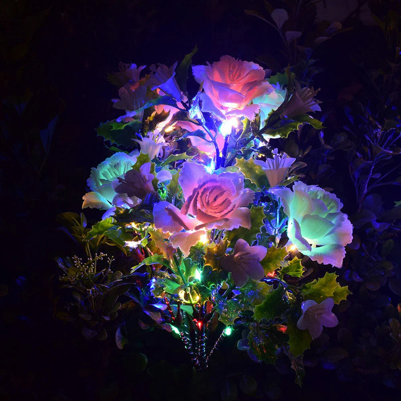 Elegant Solar Powered LED Garden Lights for Outdoor Decor