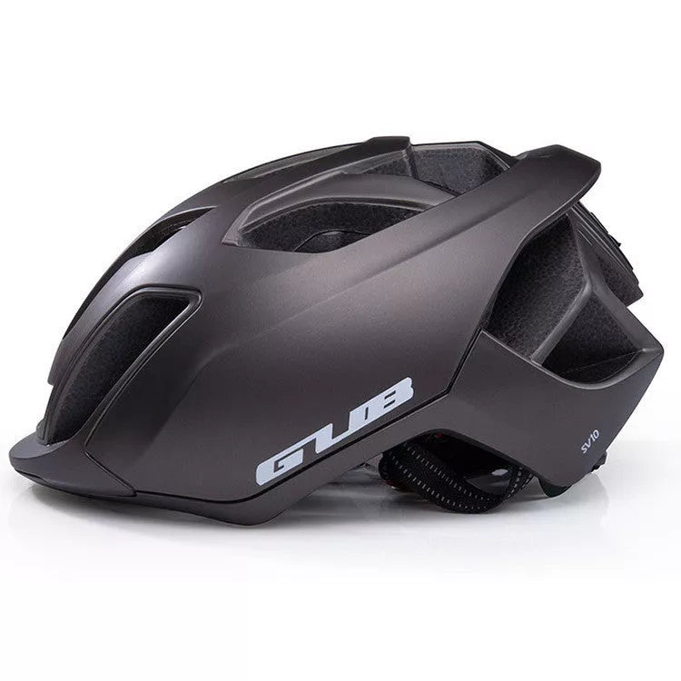 GUB SV10 Mountain Bike Helmet with USB rechargeable tail light in Matte Black