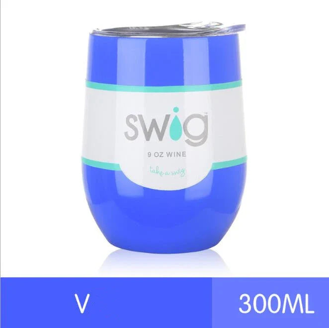 Premium 9 oz stainless steel insulated tumbler with secure lid, available in multiple vibrant colors