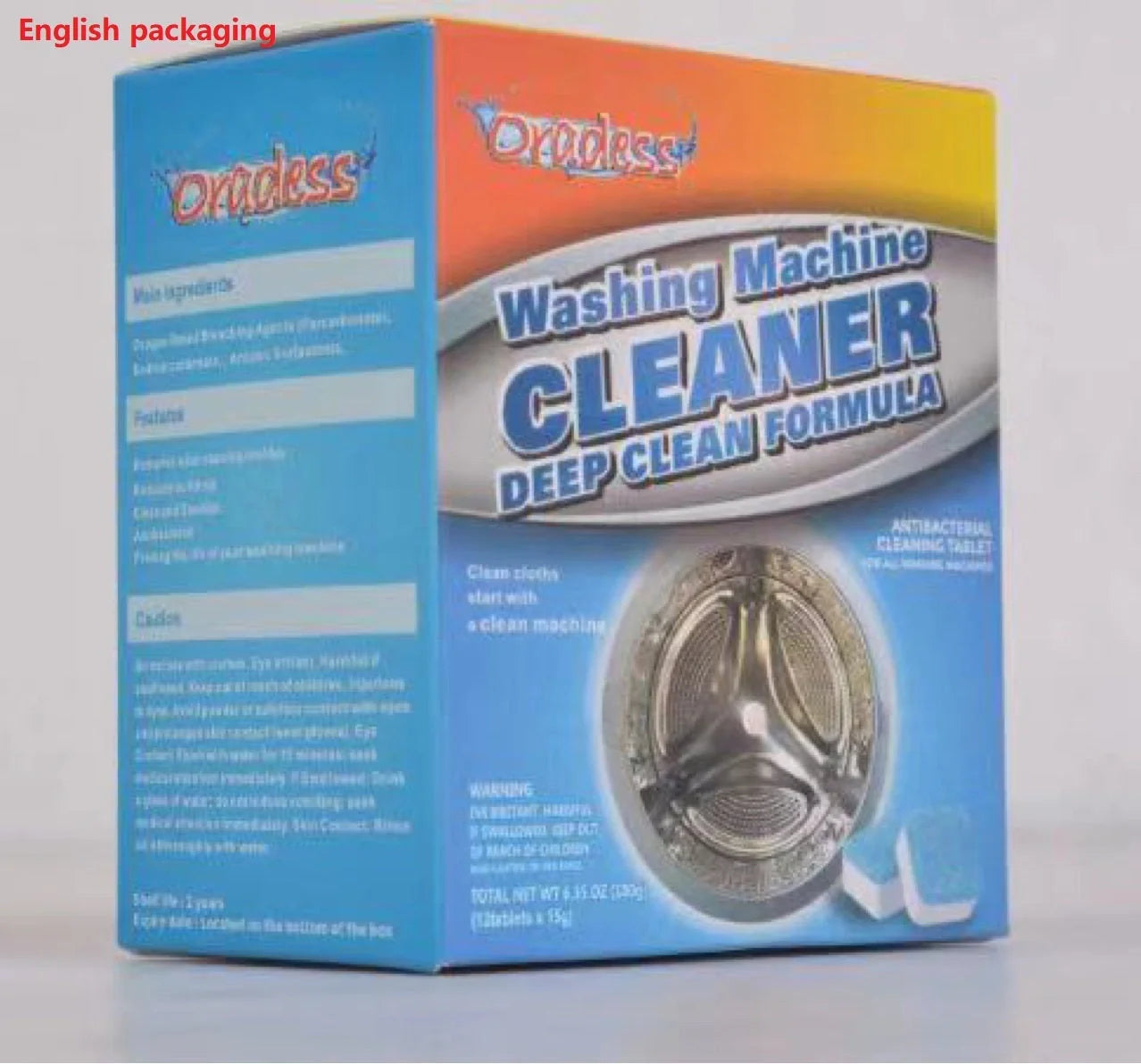 Active Oxygen Washing Machine Cleaner Tablets for a deep and hygienic clean