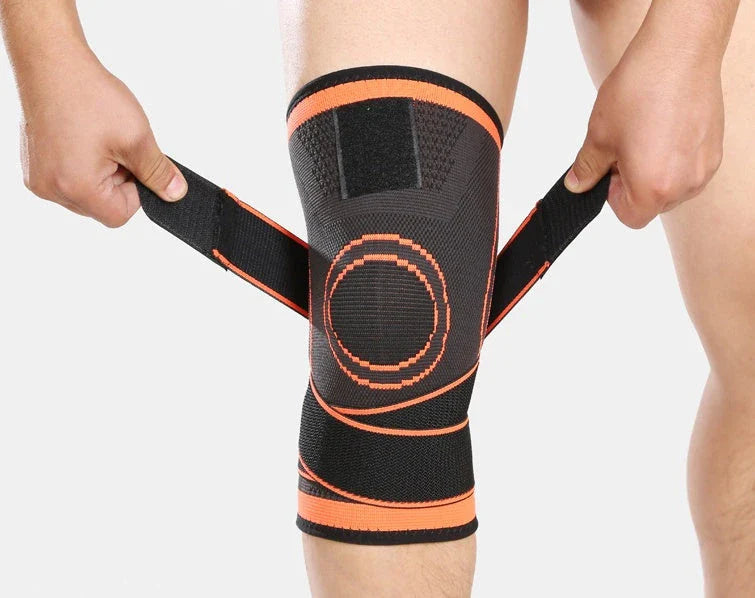 Durable and flexible sports knee pads with adjustable straps for comfortable, safe workouts