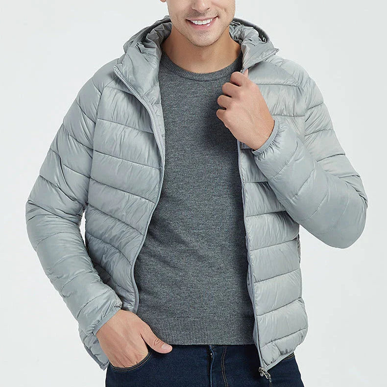 Cozy Men's Winter Hooded Jacket in a variety of stylish colors and styles