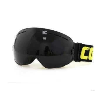 Premium ski goggles with dual-layer anti-fog lens and adjustable strap for comfortable, secure fit
