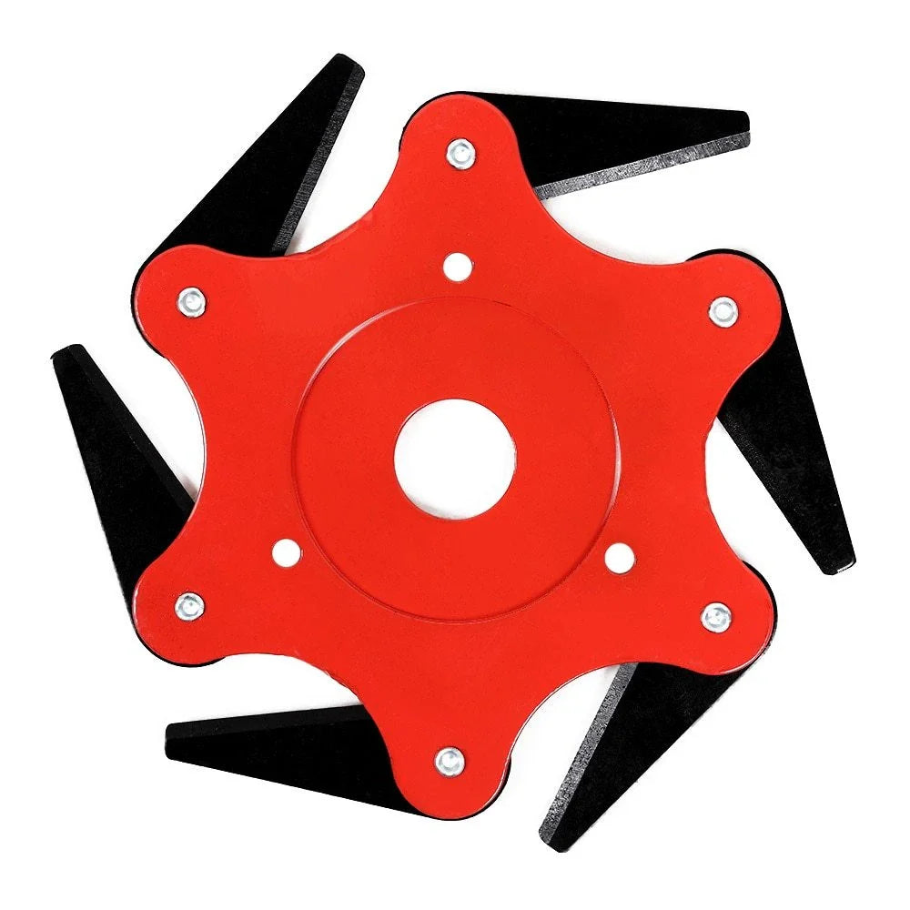 Premium manganese steel mowing blades with flexible design and durable construction for a clean, even lawn cut