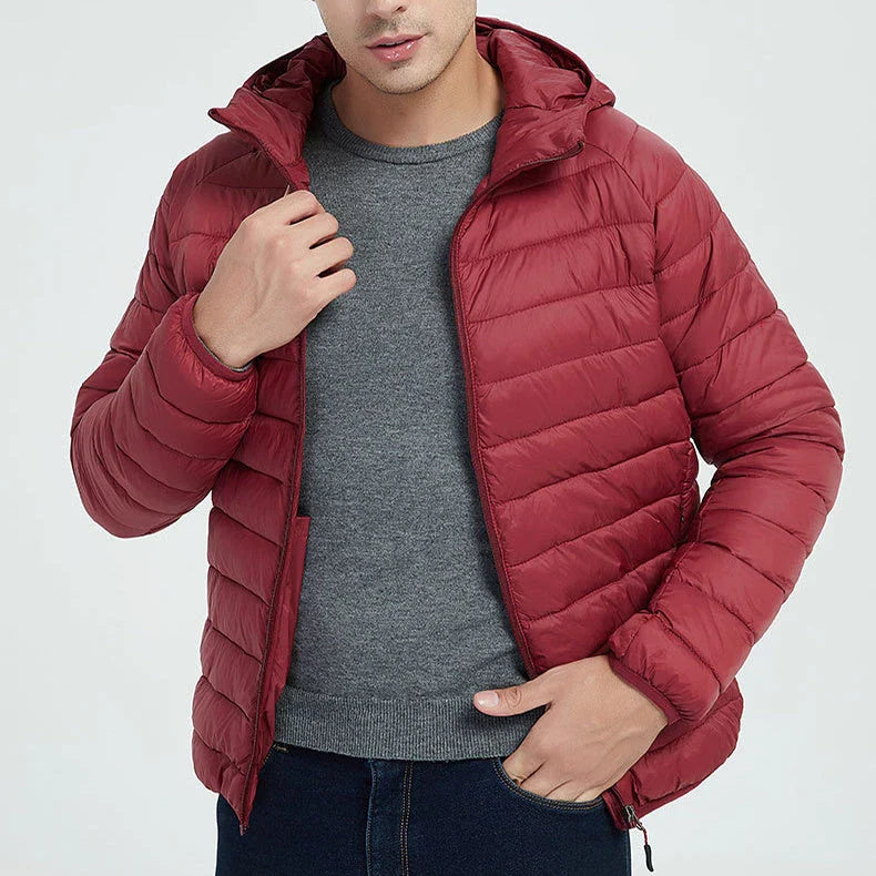 Cozy Men's Winter Hooded Jacket in a variety of stylish colors and styles