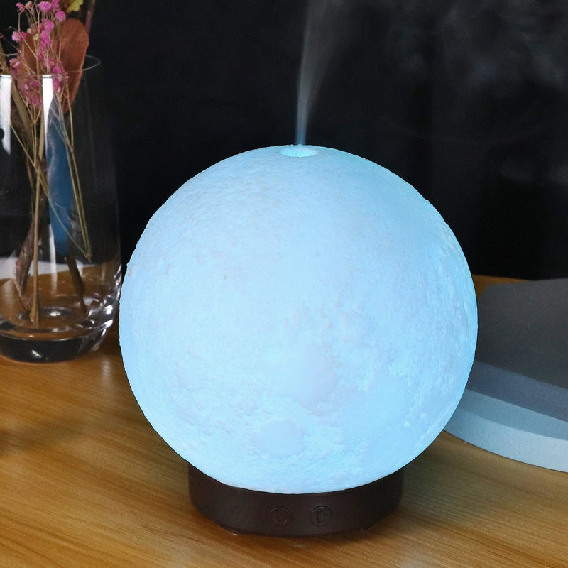 Homeenjoy_UK Calming Moon Light Ultrasonic Humidifier and Aroma Diffuser