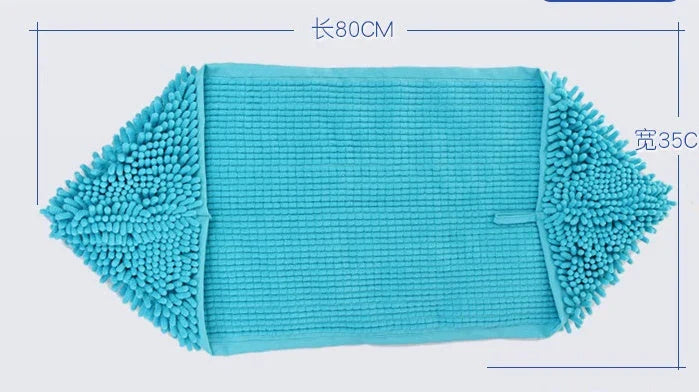 Soft and absorbent pet towels in various colors for bathing dogs and cats
