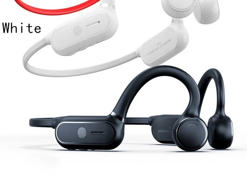 Premium bone conduction Bluetooth earphones with open-ear design, long battery life, and water-resistant construction for active lifestyles