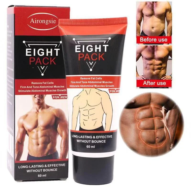 Slimming Body Cream for a Sculpted Eight-Pack Look - Premium Plant-Based Formula Targets Stubborn Fat for a Toned, Chiseled Physique