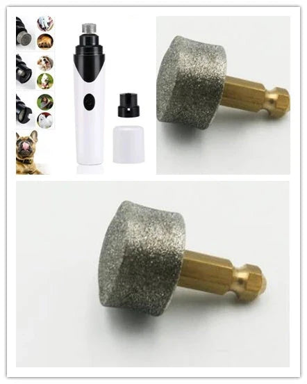 Powerful electric pet nail grinder with low-vibration motor for gentle, stress-free nail trimming