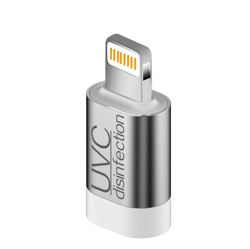 Portable UVC disinfection light for mobile phones and small personal items