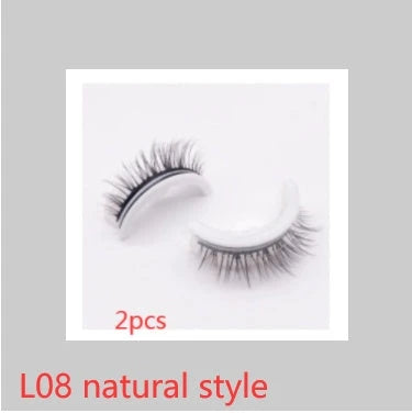 Glamorous 3D mink-inspired false eyelashes in various styles and packaging