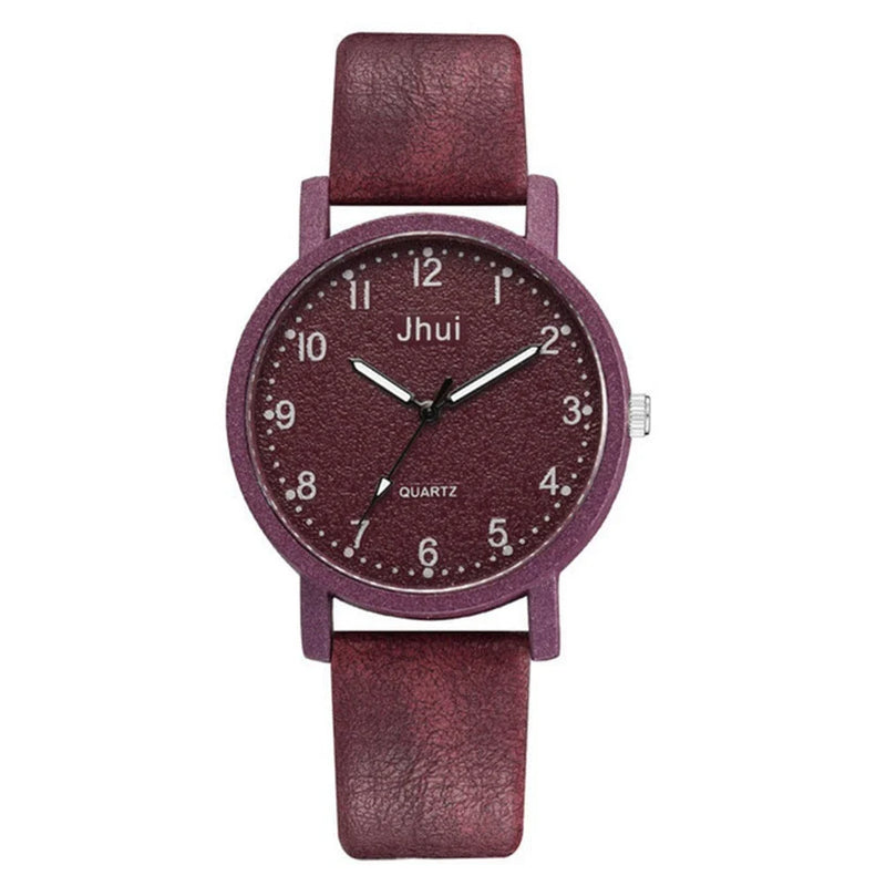 Elegant Quartz Ladies Watch with Simple Dial