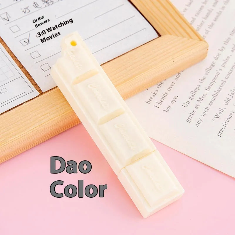 Chocolate-themed cartoon simulation ballpoint pen with 0.5mm bullet tip