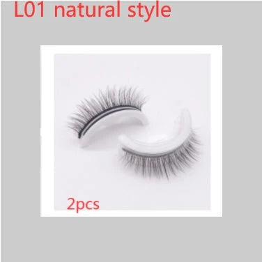 Glamorous 3D mink-inspired false eyelashes in various styles and packaging