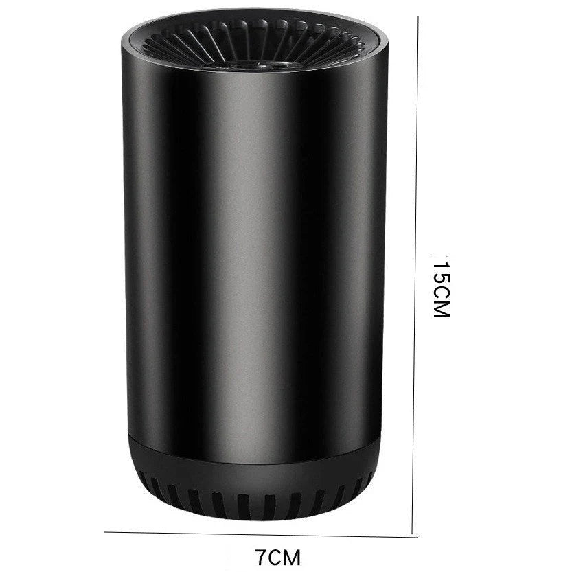 Efficient car heating and cooling fan with 360-degree rotation for defrosting and defogging
