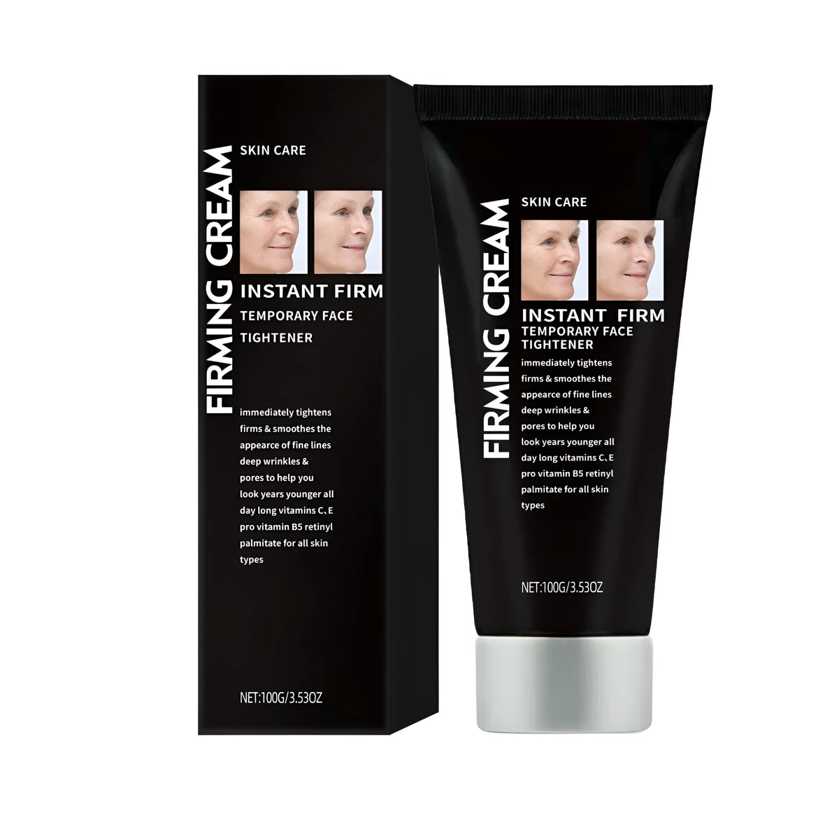 100g jar of instant facial firming cream containing melittin and hyaluronic acid