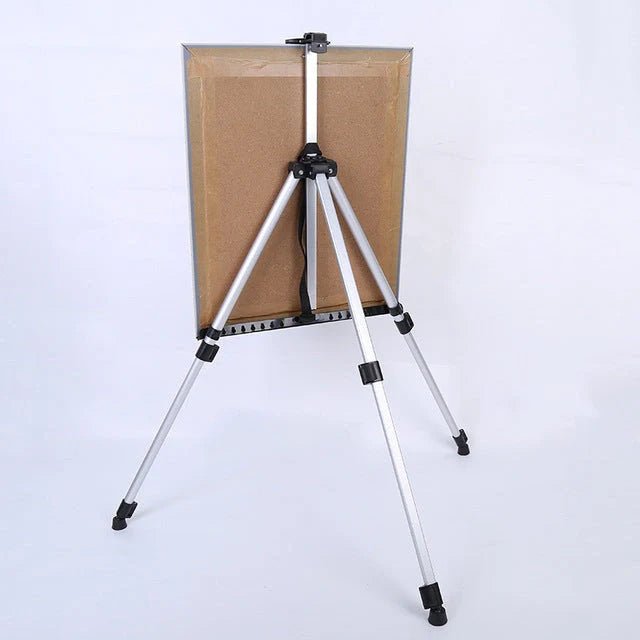 Adjustable aluminium alloy painting stand with carrying bag for artists