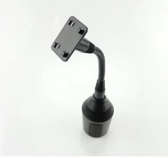 Versatile car cup holder and phone mount with 360-degree rotation and durable ABS construction