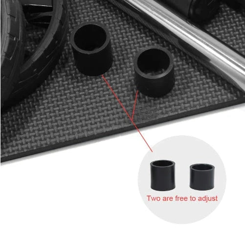 Premium abdominal roller with supportive mat, designed for core strengthening and toning exercises