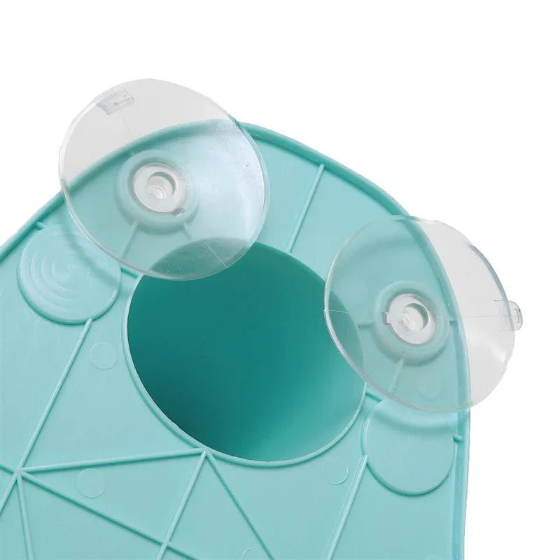 Slip-resistant baby bath chair with suction cups for safe and secure bathing