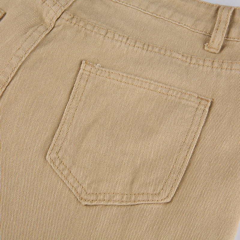 Spice Girls inspired high waist bell bottom jeans in black, brown, and white