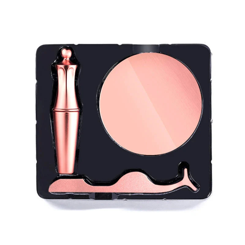 Magnetic Lash and Eyeliner Set with Premium Faux Mink Lashes, Magnetic Eyeliner, and Applicator Tools