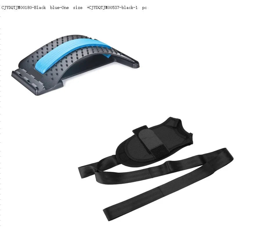 Adjustable yoga stretching belt with multiple straps and loops for customizable leg and foot mobility exercises