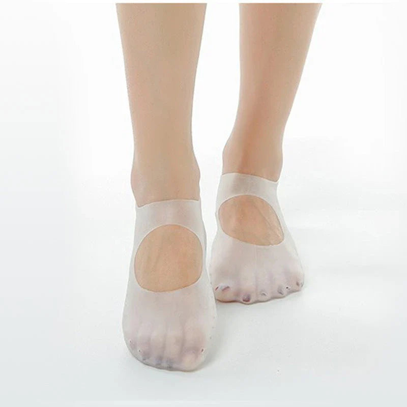 Discreet silicone heel height booster insoles in various colours and sizes for men and women