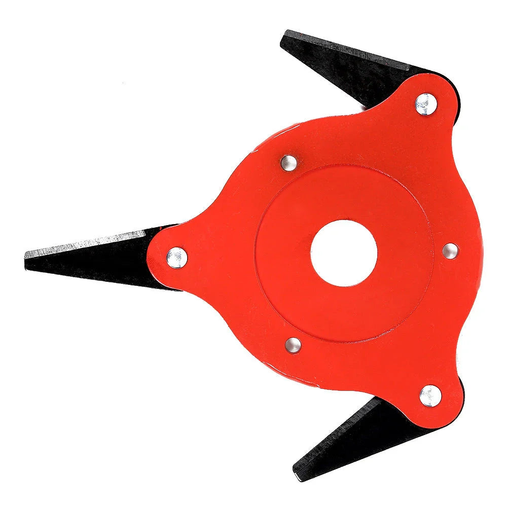 Premium manganese steel mowing blades with flexible design and durable construction for a clean, even lawn cut