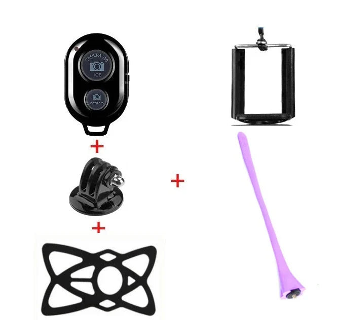 Flexible octopus-inspired mobile phone holder with adjustable tentacles and Bluetooth remote control for stable, high-quality mobile photography and videography