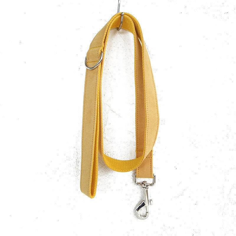 Nala durable polyester dog collar and leash set in vibrant colours
