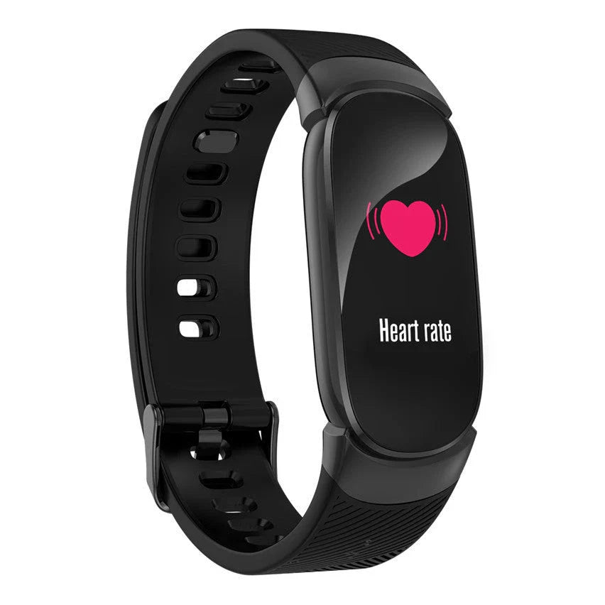 QW16 Smart Sports Bracelet with Continuous Heart Rate Monitoring, Sleep Tracking, and Waterproof Design