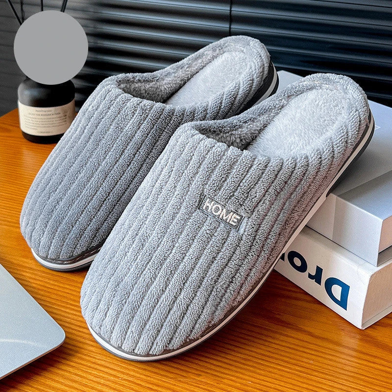 Cozy cotton slippers in various vibrant colors for comfortable indoor wear